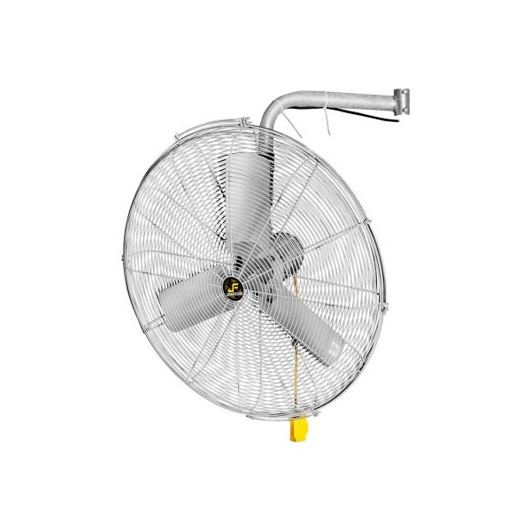 Hunter Fan Co. Jan Fan Jan Fan 24in I-Beam Mount Fan w/ Drop Cord Switch, 2 Speed, Silver, 3PK JF-BMF24-DCS-S - main